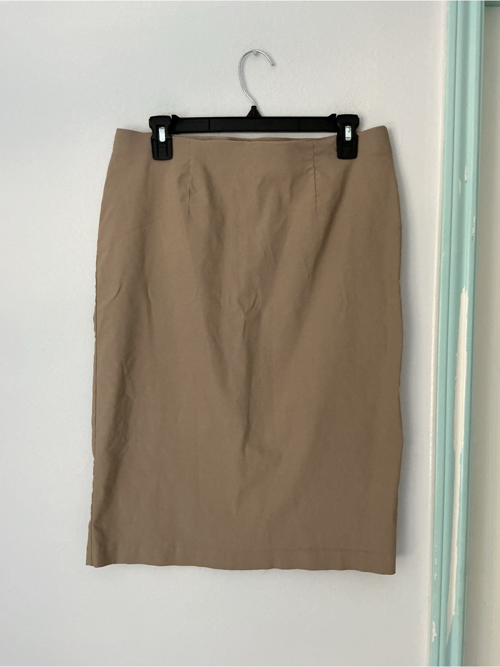 C. EST. 1946 Women's Neutral Tan Pencil Skirt - Sleek Office Staple *
